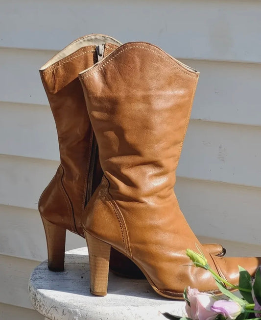 BOTAS DE CUERO ALANIZ